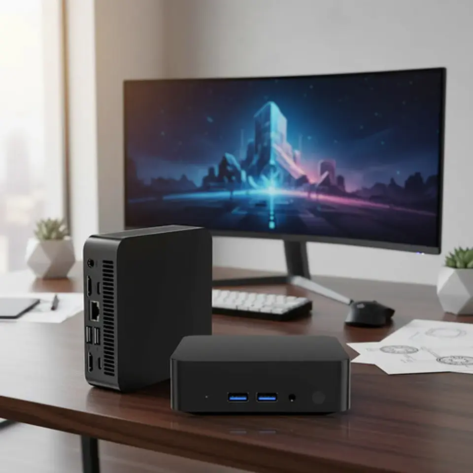 Mini Pc Intel N5095 Sin Ram Ni Disco Wifi 6 Dual 4k 4