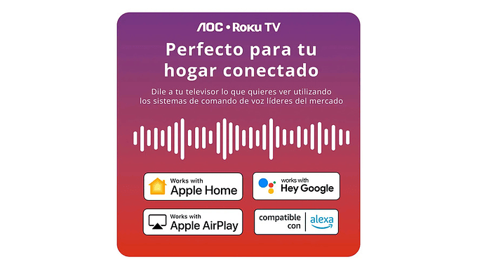 Televisor Smart Tv 43s5155 Fhd Led 43 Roku Negro Aoc 220v 3