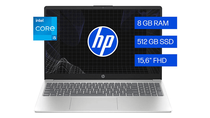 Notebook Hp 15-fd0252la Intel Core I5 8gb Ram 512gb Ssd Wind 1