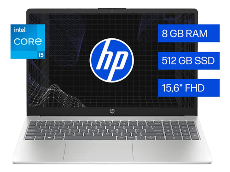 Notebook Hp 15-fd0252la Intel Core I5 8gb Ram 512gb Ssd Wind 1