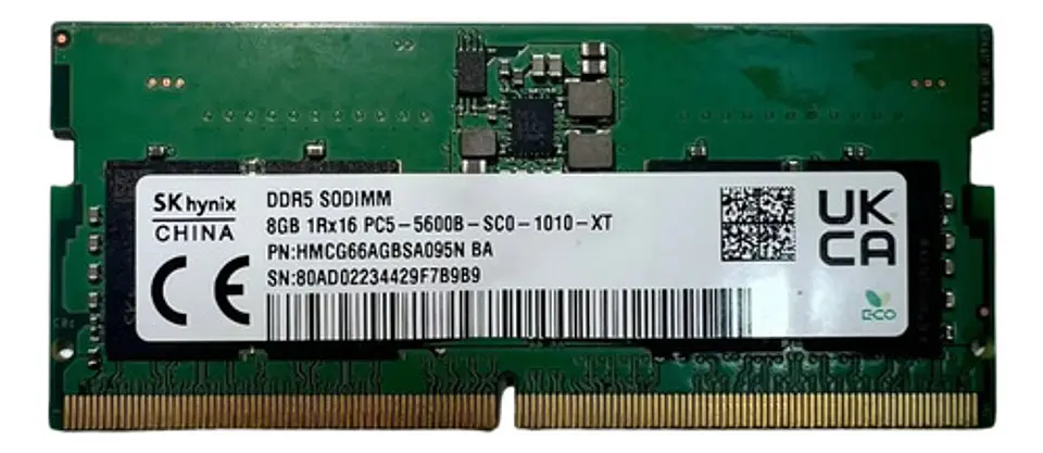Memoria Ram Notebook Sk Hynix 8gb Ddr5 5600 Mhz Sodim Granel 1