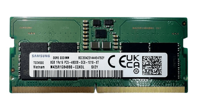 Memoria Ram Notebook Samsung 8gb Ddr5 4800 Mhz Sodimm Oem 1