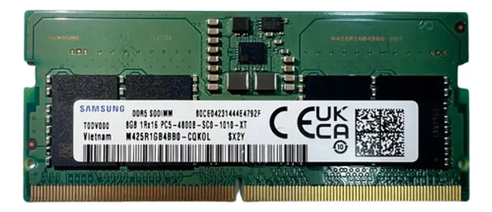 Memoria Ram Notebook Samsung 8gb Ddr5 4800 Mhz Sodimm Oem 1