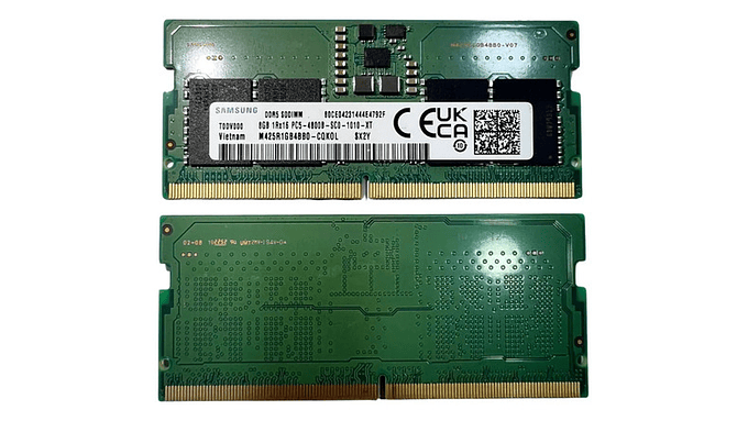 Memoria Ram Notebook Samsung 8gb Ddr5 4800 Mhz Sodimm Oem 4