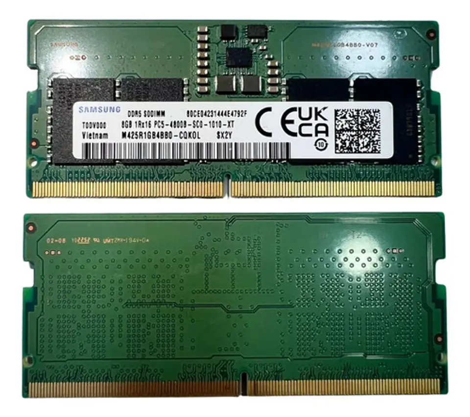 Memoria Ram Notebook Samsung 8gb Ddr5 4800 Mhz Sodimm Oem 4