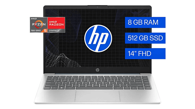 Notebook Hp 14-em0017la Amd Ryzen 5 8gb Ram 512gb Ssd 14  Wi 1