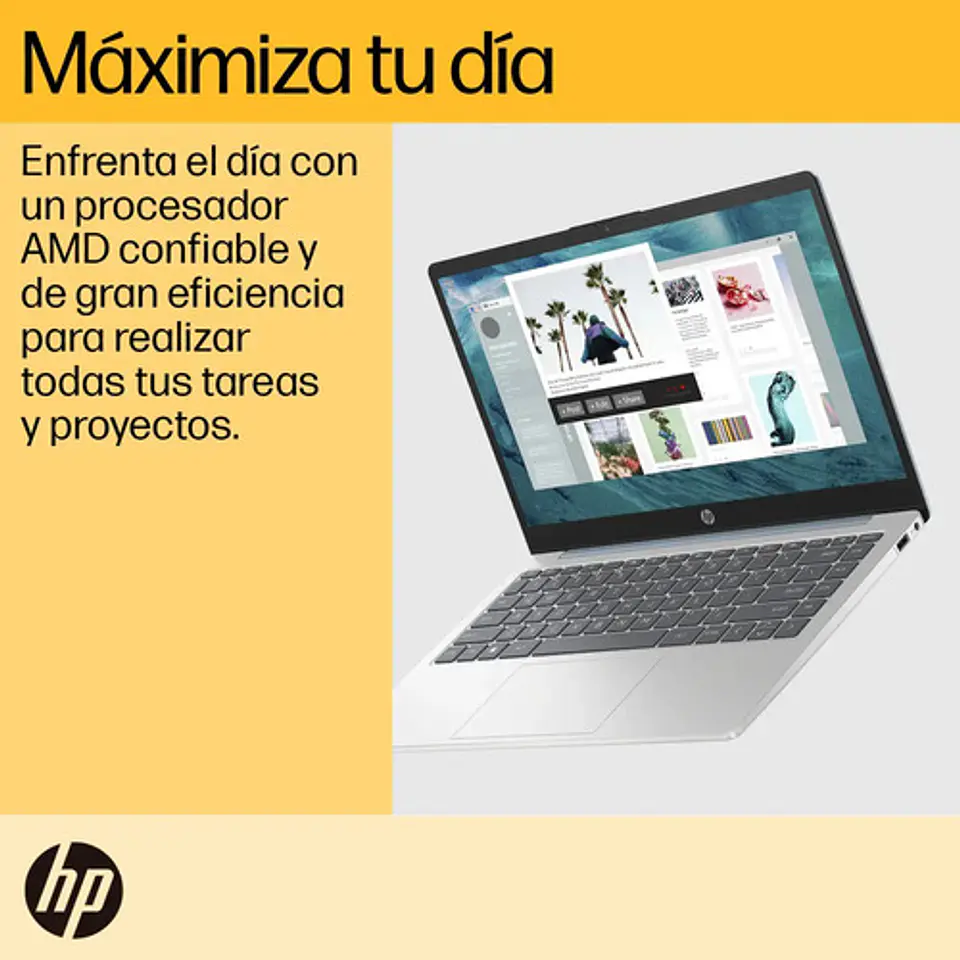 Notebook Hp 14-em0017la Amd Ryzen 5 8gb Ram 512gb Ssd 14  Wi 9