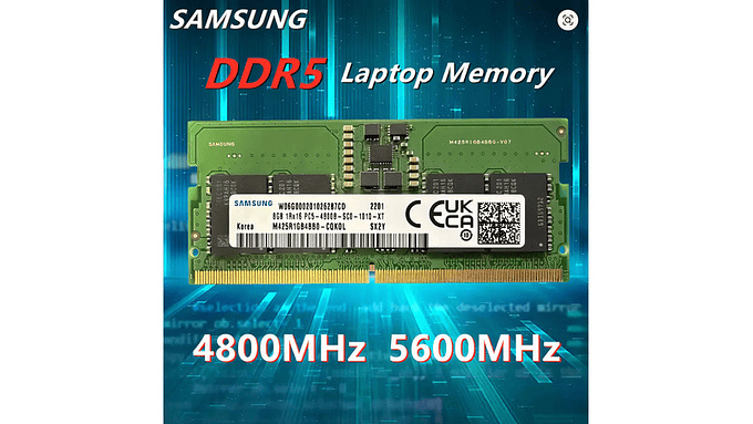 Memoria Sodimm Samsung Ddr5 5600 8gb M425r1gb4bb0-cwm Oem 2