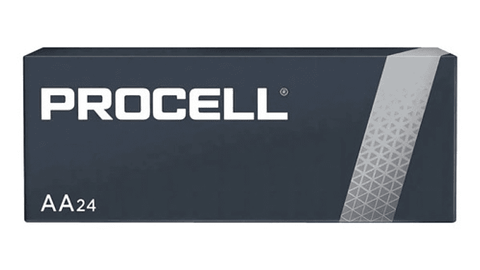 Paquete De 24 Pilas Aa Duracell Procell Pc1500bkd09 El-pn-4 1