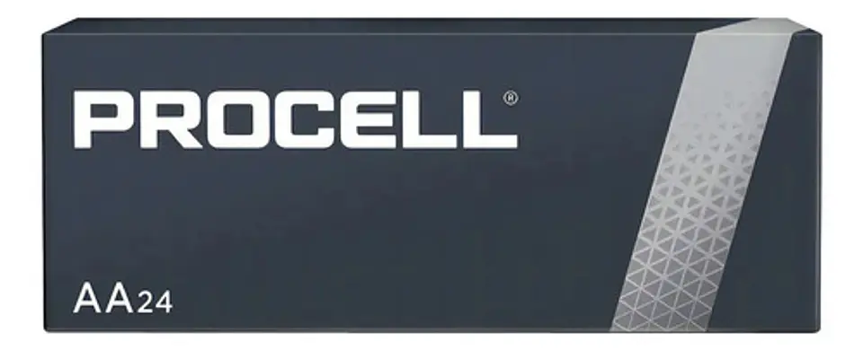 Paquete De 24 Pilas Aa Duracell Procell Pc1500bkd09 El-pn-4 1