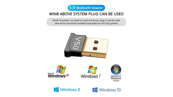 Mini Adaptador Transmisor Bluetooth 5.0 Usb Pc Y Notebook 4