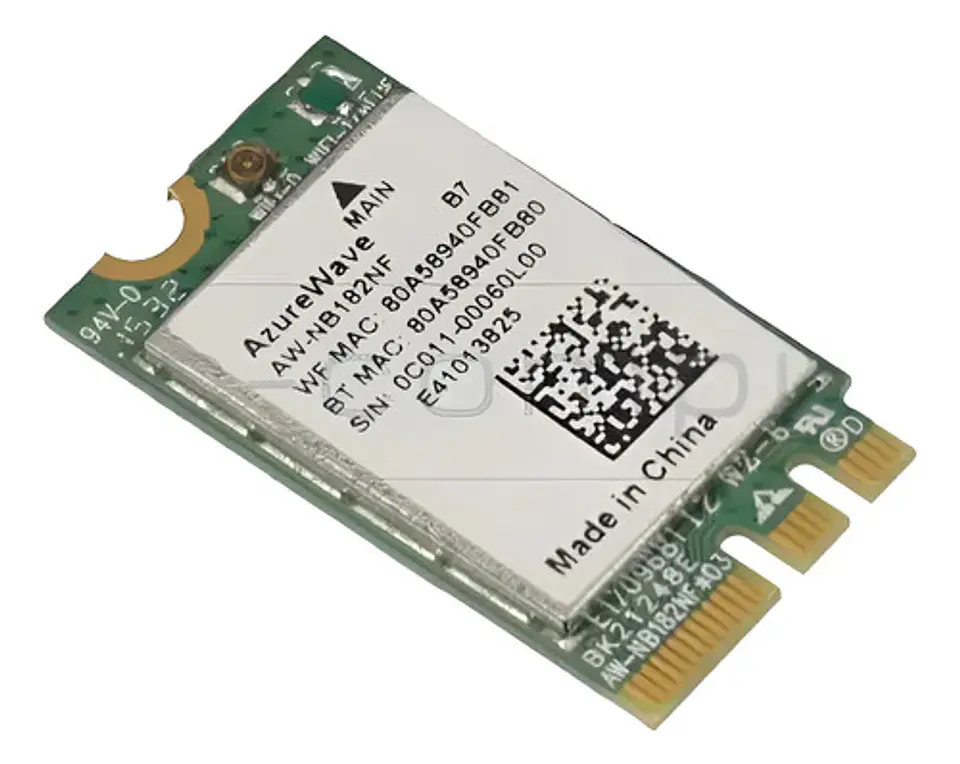 Tarjeta Wifi + Bluetooth 4.0 Azurewave Aw-nb182nf Mini Pcie 1