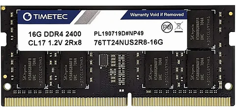 Memoria Ram Notebook 16gb Ddr4 2400mhz Sodimm Pc4-19200 Cl17