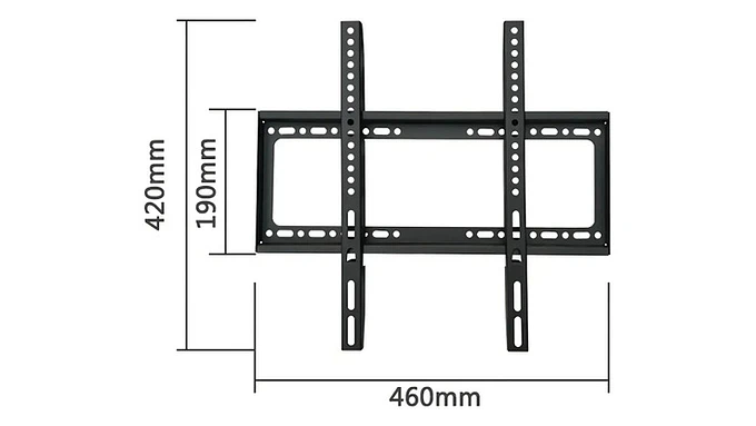 Soporte Fijo Para Tv Led/lcd De 26 A 63 Pulgadas 50kg Negro 3