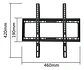 Soporte Fijo Para Tv Led/lcd De 26 A 63 Pulgadas 50kg Negro - Miniatura 3