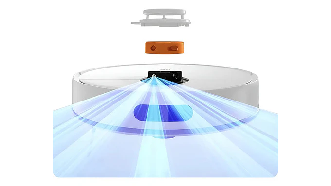 Xiaomi Robot Vacuum S40c Blanco  5000 Pa, Navegación Láser Lds 360°, Aspira Y Friega, Control Por Wifi, Compatible Con Alexa/google 6