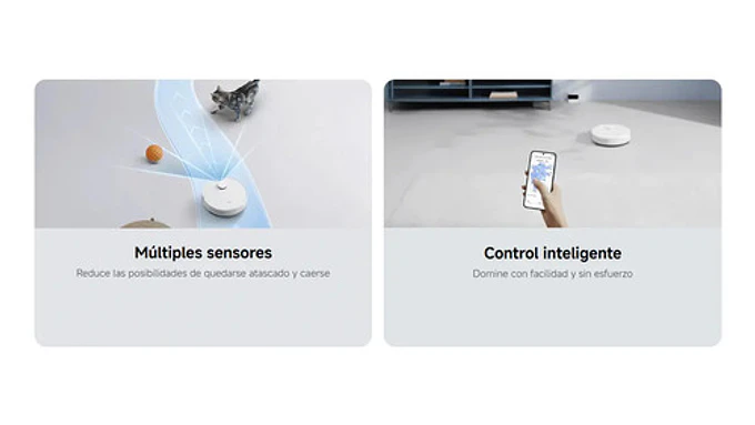Xiaomi Robot Vacuum S40c Blanco  5000 Pa, Navegación Láser Lds 360°, Aspira Y Friega, Control Por Wifi, Compatible Con Alexa/google 8
