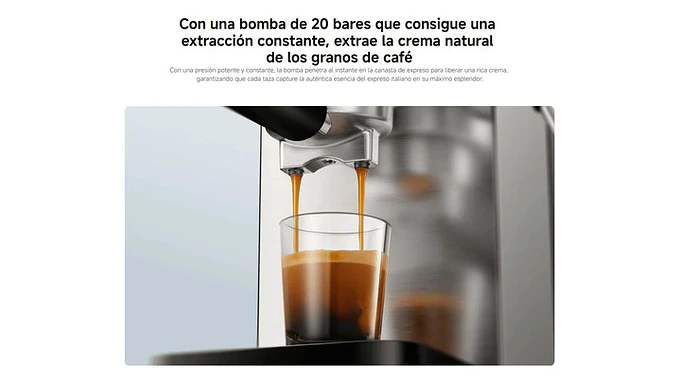 Cafetera Espresso Semi-automática Xiaomi Mijia 4