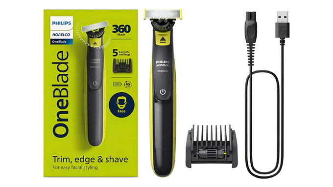 Recortadora Y Afeitadora Philips Oneblade 360 Rostro Qp2724/ 1