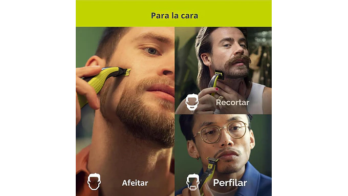 Recortadora Y Afeitadora Philips Oneblade 360 Rostro Qp2724/ 5
