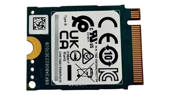 Ssd Nvme 512gb M.2 2230 Pcie Gen4 X4 Kioxia Bg5 Oem 5