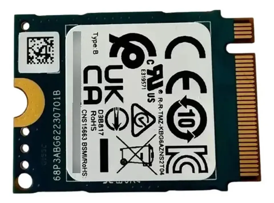Ssd Nvme 512gb M.2 2230 Pcie Gen4 X4 Kioxia Bg5 Oem 5