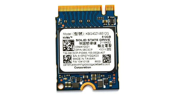 Ssd Nvme 512gb M.2 2230 Pcie Gen3 X4 Kioxia Bg4 2