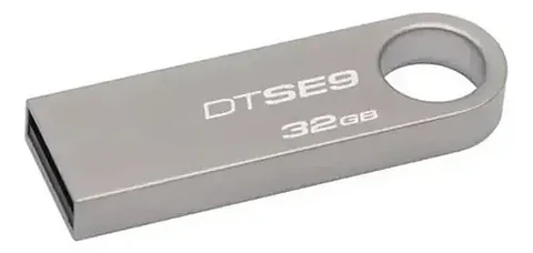 Pendrive Datatraveler Se9 Dtse9h 32gb 2.0 Plateado Sin Caja