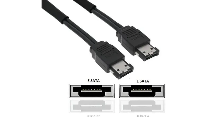 Cable Esata A Esata 50cm Transferencia De Datos Alta Velocid 5