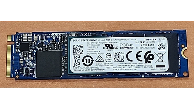  Estado Sólido Toshiba XG6 512 GB M.2 PCIe 3.0 x4 1