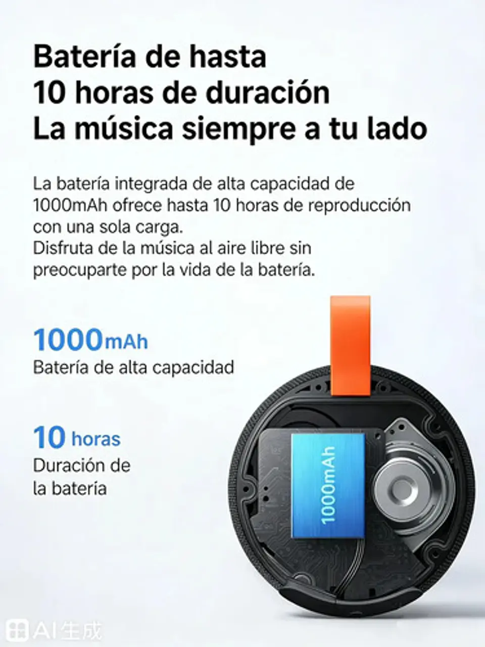 Parlante Portátil Xiaomi Bluetooth Speaker Essential Negro 3