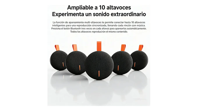 Parlante Portátil Xiaomi Bluetooth Speaker Essential Negro 4