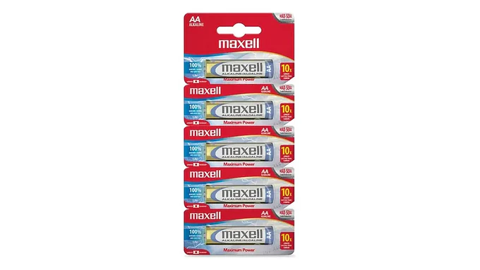 Pila Maxell Aa Cilíndrica Aa Pack 5 Unidades 1