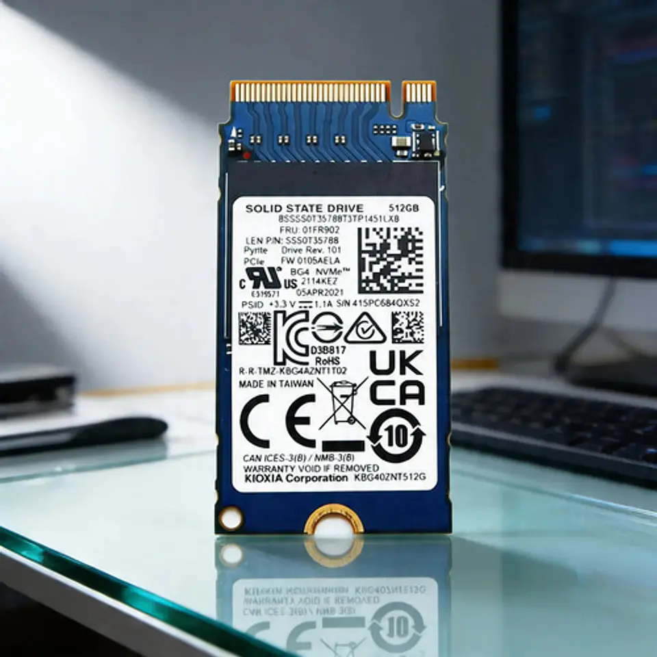 Ssd Toshiba Kioxia Bg4 De 512 Gb M.2 2242 Nvme Oem 3