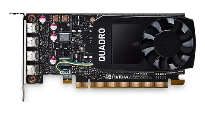 Tarjeta De Vídeo Nvidia Quadro P1000 4gb Gddr5 Low Profile 1