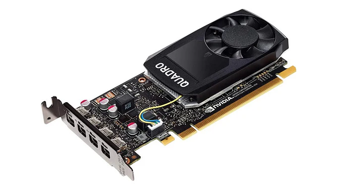 Tarjeta De Vídeo Nvidia Quadro P1000 4gb Gddr5 Low Profile 3