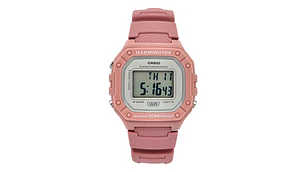 Reloj Deportivo Casio W-218hc-4av Rosa Gris