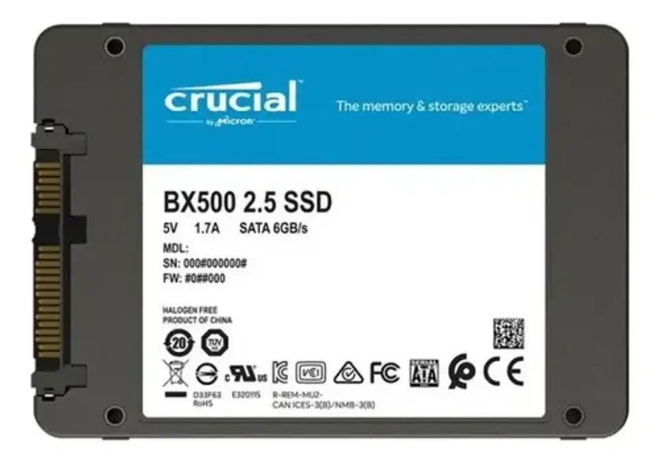 Disco SSD Crucial BX500 CT240BX500SSD1 240 GB Reacondicionado 6