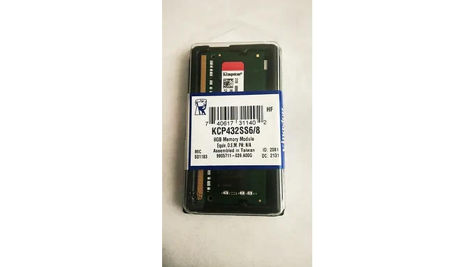 Memoria Ram Color Verde 8gb 1 Kingston Kcp432ss6/8 7