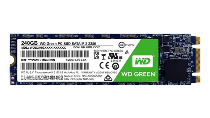 Disco Sólido Interno Ssd 240 Gb Western Digital Wd Green Sat 2