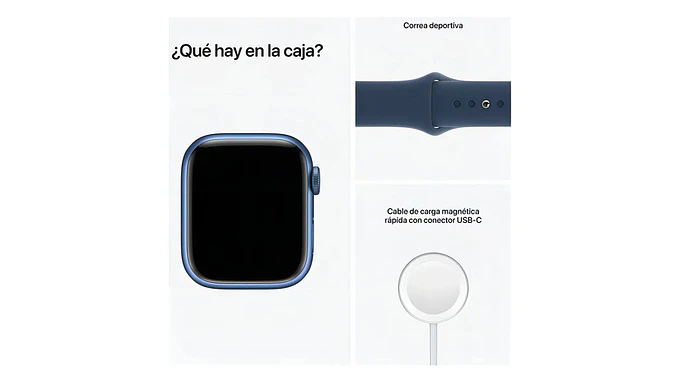 Apple Series 7 Watch (GPS+Cellular) A2475 1.614   41 mm (Incluye: Con red móvil) 9