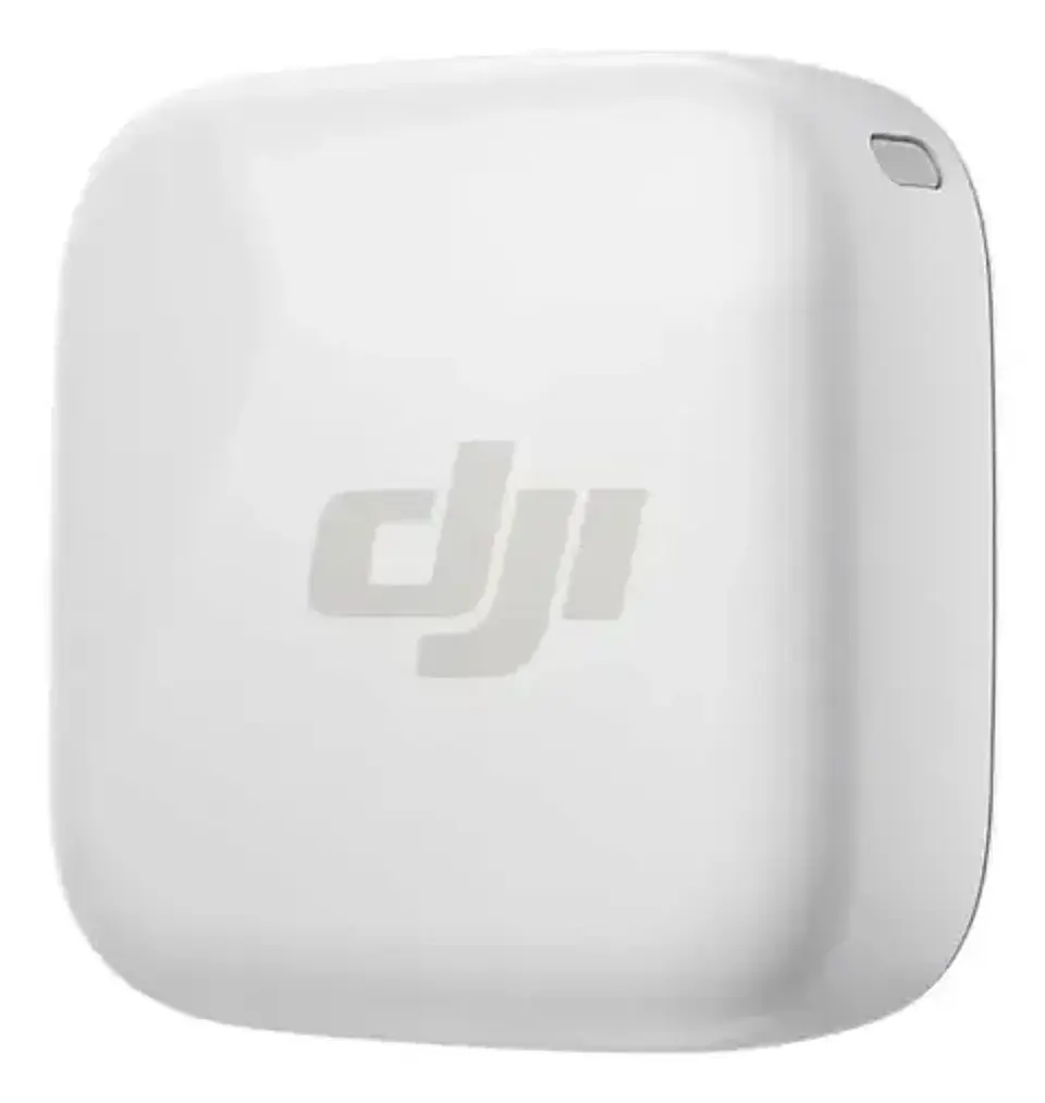 Mini transmisor Dji Mic con clip para micrófono Bluetooth, color blanco 1