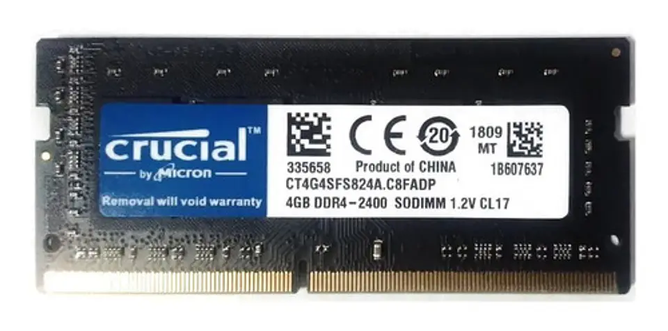 Memoria Ram Notebook  Ddr4-2400 4gb Crucial 2