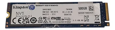 Disco Ssd 500gb M.2 2280 Pcie Oem Kingston Snvs/500g Color Azul