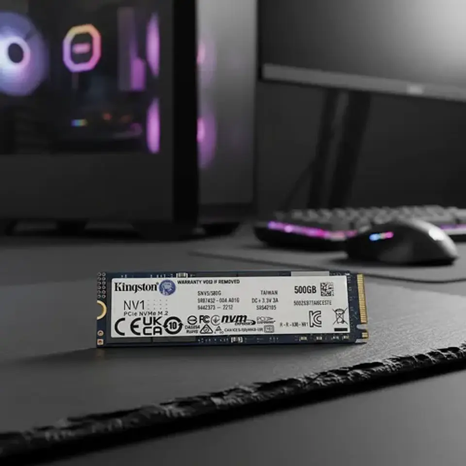 Disco Ssd 500gb M.2 2280 Pcie Oem Kingston Snvs/500g Color Azul 3