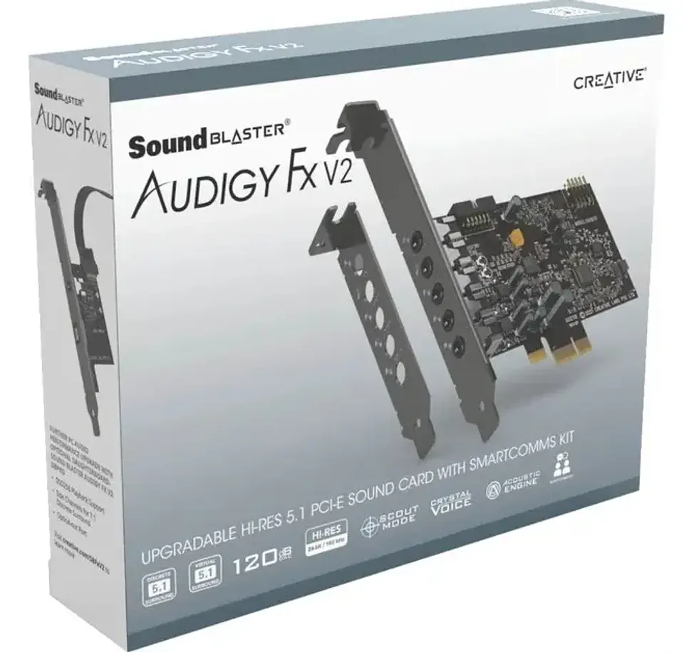 Tarjeta Sonido Int Creative Sound Blaster Audigy Fx V2 Pci-e 1