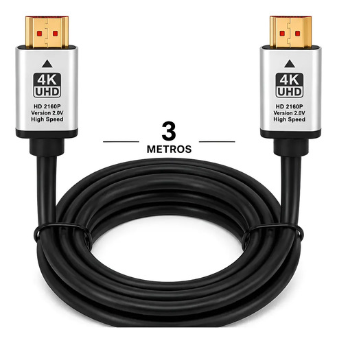 Cable Hdmi 2.1 Ultra Hd 8k 60hz / 4k 120hz 3 Metros
