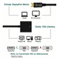 Cable Adaptador Display Port Dp (macho)  Vga (hembra) 1080p - Miniatura 4