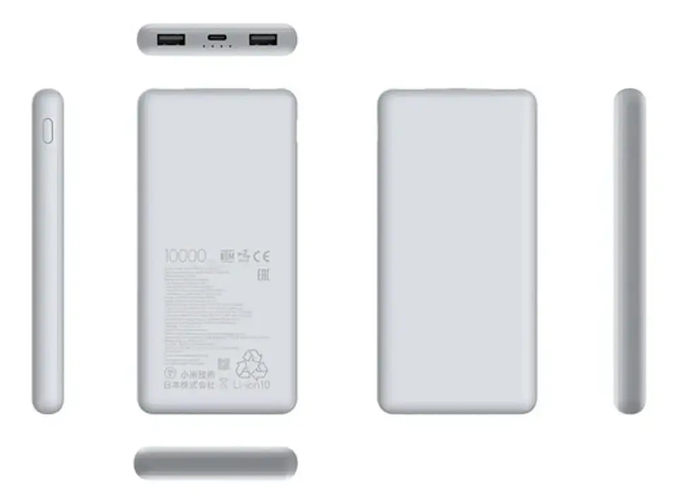 Xiaomi Batería Externa Power Bank 10000mah 22.5w Lite Gris 1