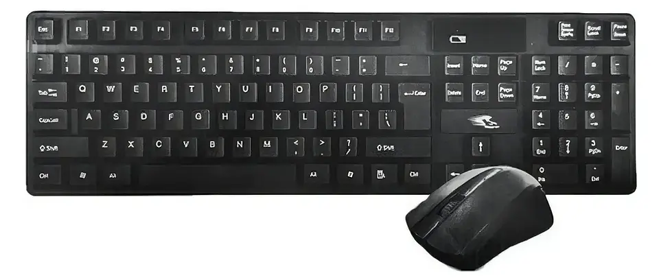 Kit Mouse Teclado Inalámbricos Jx-w3200 Membrana Ergonómico 2